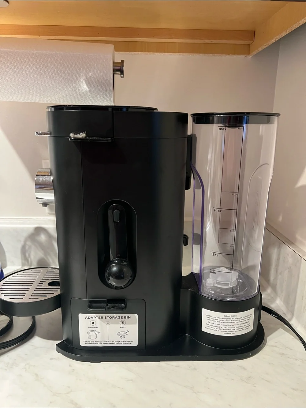 Ninja Black Single-Serve Espresso Maker with Built-In Frother